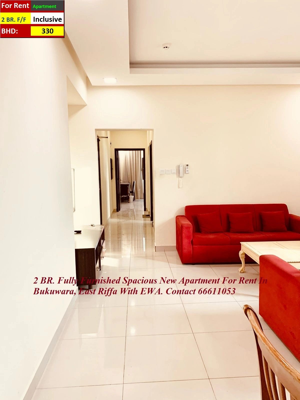 شقة للإيجار. 181 م², 1st floor. Riffa. 